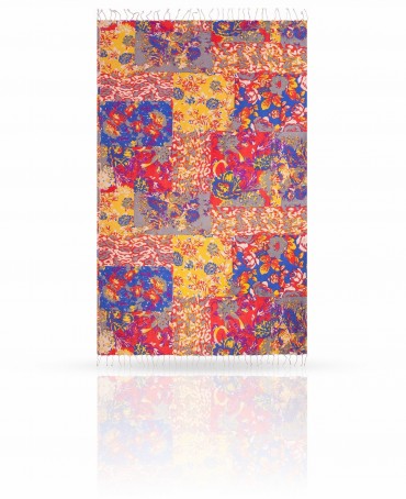 Палантин Женский S30-DENSE.FLORAL/LILAC